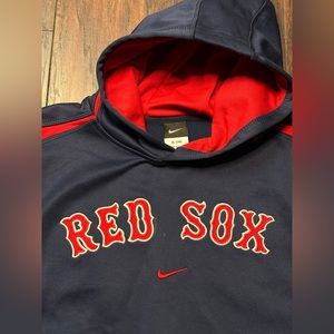 Nike Center swoosh Boston Red Sox pullover hoodie